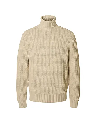 SELECTED | Rollkragenpullover SLHTOM | beige